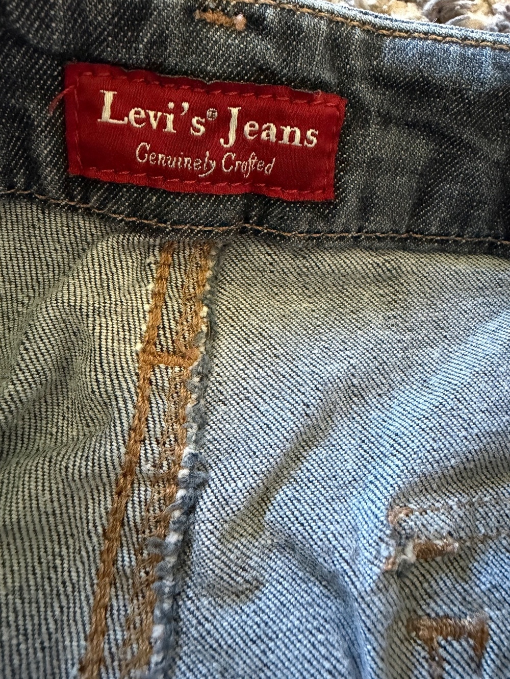 Levi’s Jeans Women’s Medium Dark Wash Flare Bootcut Denim Stretch size 6 - Picture 5 of 9